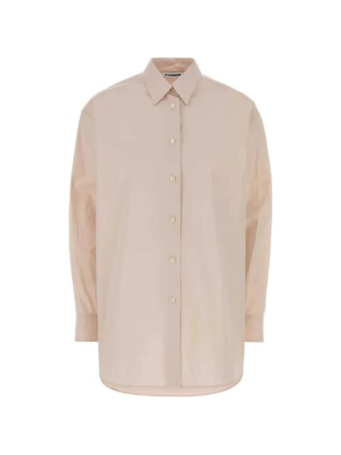 Jil Sander long-sleeve oversize shirt - Neutrals - zdjęcie produktu nr 1
