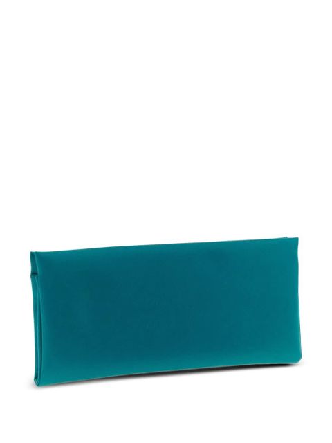 Saint Laurent medium Cassandre-charm clutch bag - Green