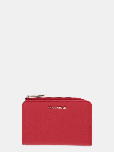 Coccinelle portfel skórzany damski kolor czerwony E2 MW5 11 D1 01 - zdjęcie produktu nr 1