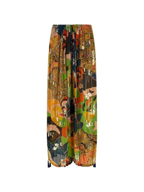 ETRO paisley-print palazzo pants - Orange - zdjęcie produktu nr 1