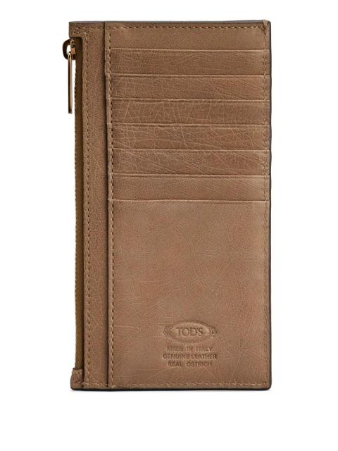 Tod's zip-pocket cardholder - Neutrals - zdjęcie produktu nr 2