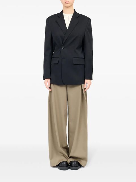 MM6 Maison Margiela notched-lapel blazer - Black