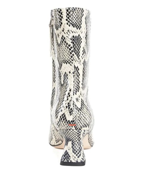 Aeyde Regal heel patterned boots - Neutrals