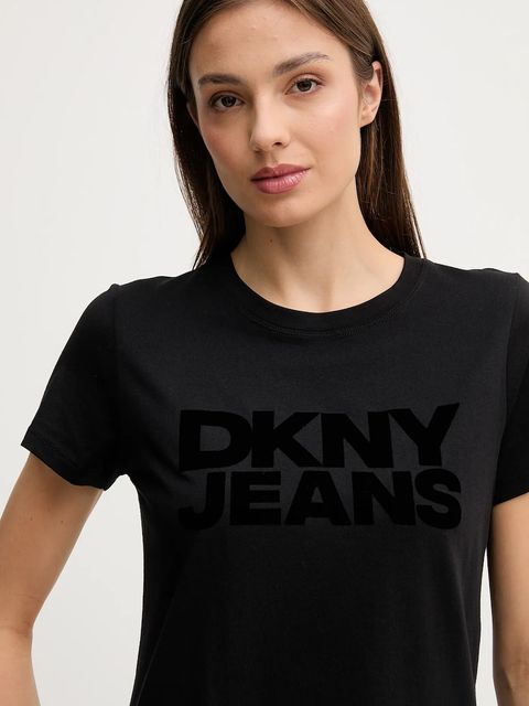 Dkny t-shirt damski kolor czarny DJ4T1265