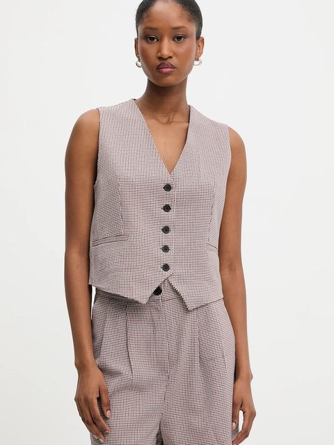 Answear Lab komplet damski kolor czerwony - zdjęcie produktu nr 1