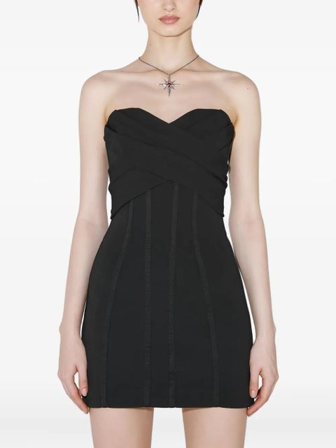 MISBHV strapless corset mini dress - Black