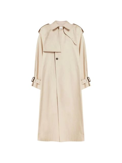 Saint Laurent double-breasted coat - Neutrals - zdjęcie produktu nr 1