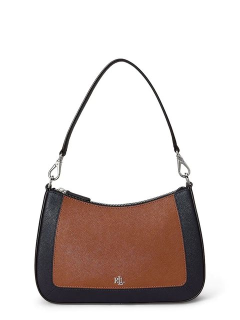 Lauren Ralph Lauren torebka skórzana kolor brązowy 431934891 - zdjęcie produktu nr 1