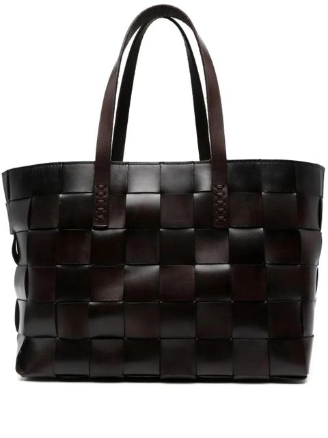 DRAGON DIFFUSION Japan leather tote bag - Brown - zdjęcie produktu nr 1