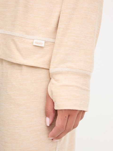 Dkny piżama damska kolor beżowy YI80065