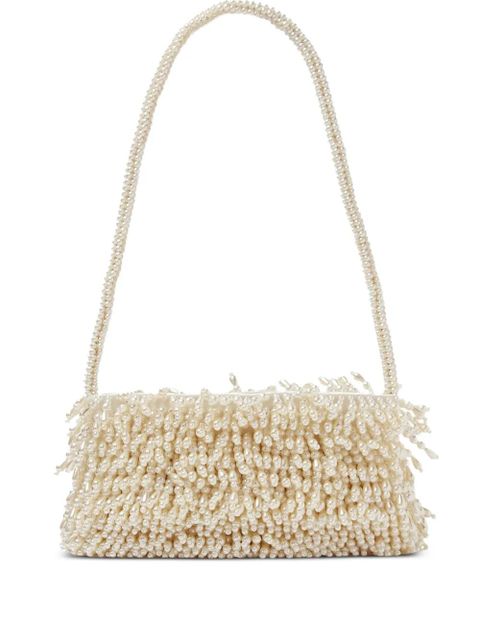 Vanina Cascade de Caresses beaded-fringe bag - Neutrals - zdjęcie produktu nr 1