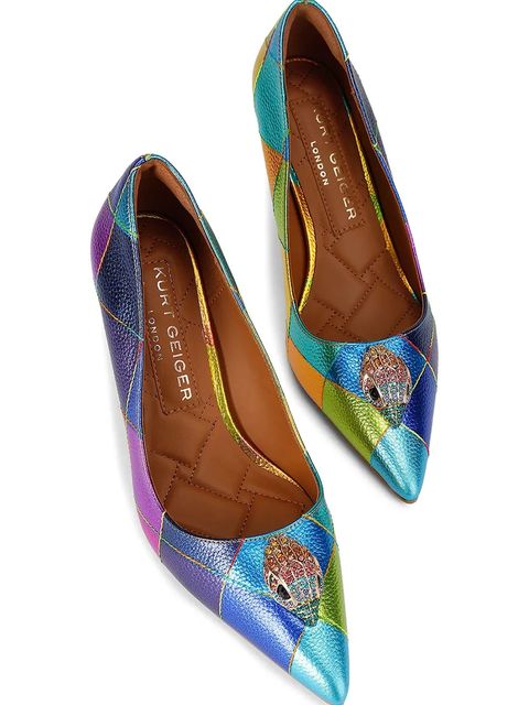 Kurt Geiger London szpilki skórzane Belgravia Eagle Court - zdjęcie produktu nr 1