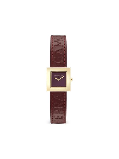 Ferragamo square-face 20mm - Red - zdjęcie produktu nr 1