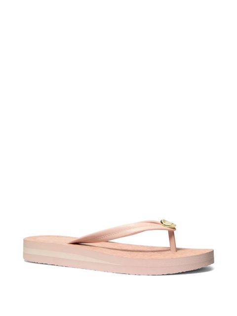 Michael Kors Posie logo hardware flip flops - Pink - zdjęcie produktu nr 2