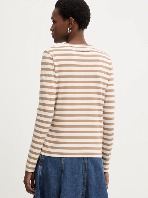 Karl Lagerfeld longsleeve bawełniany IKON - zdjęcie produktu nr 2