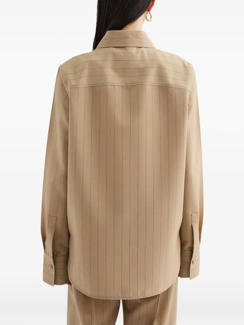 Jil Sander wool shirt - Brown