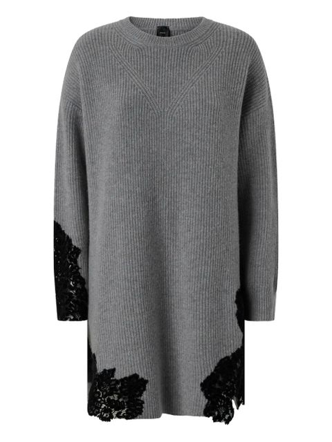 PINKO long sleeves wool dress - Grey - zdjęcie produktu nr 1