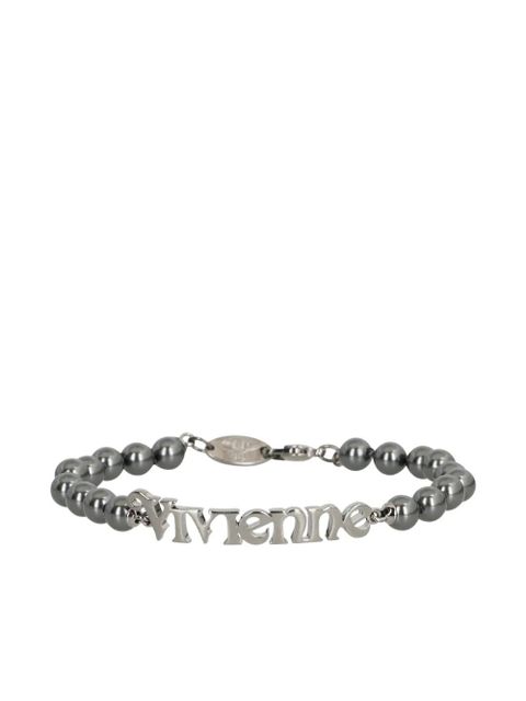Vivienne Westwood Emilio orb beaded bracelet - Silver - zdjęcie produktu nr 2