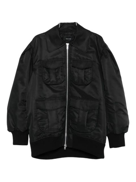 Simone Rocha pocket zip bomber jacket - Black - zdjęcie produktu nr 1