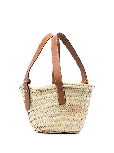 LOEWE raffia tote bag - Neutrals
