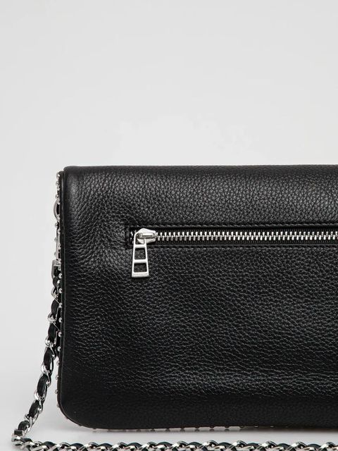ZADIG&VOLTAIRE torebka skórzana kolor czarny LWBA00002