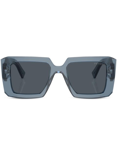 Prada Eyewear Prada PR 23YSF oversize frame sunglasses - Grey - zdjęcie produktu nr 1