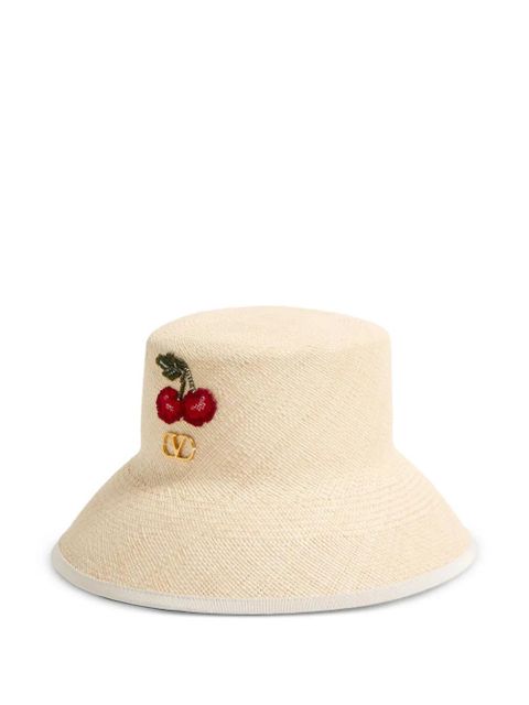 Valentino Garavani VLogo Signature Cherryfic bucket hat - Multicolour - zdjęcie produktu nr 2