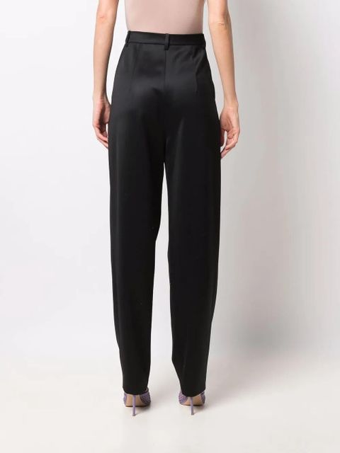 Magda Butrym high-waisted oversize tapered trousers - Black