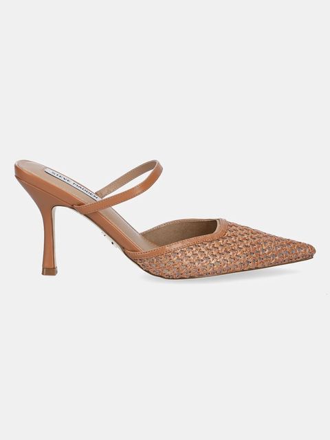 Steve Madden klapki Brinley damskie kolor brązowy na szpilce SM11003704