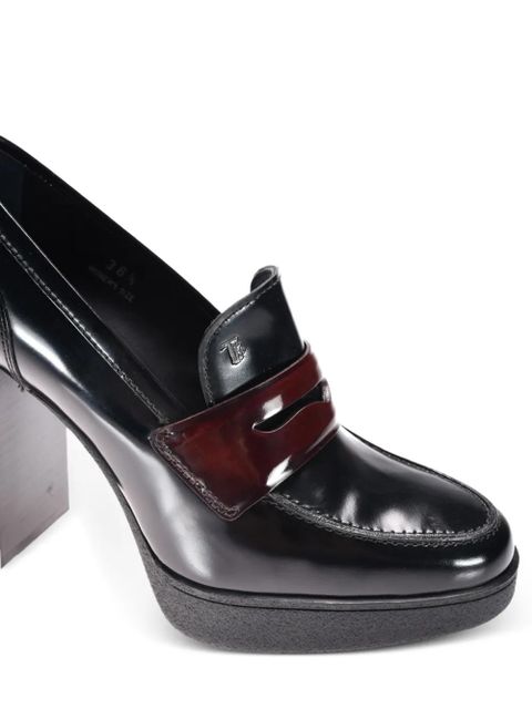 Tod's platform strap loafers - Black