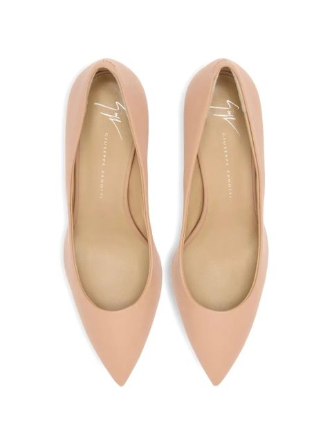 Giuseppe Zanotti leather lucrezia pumps - Neutrals