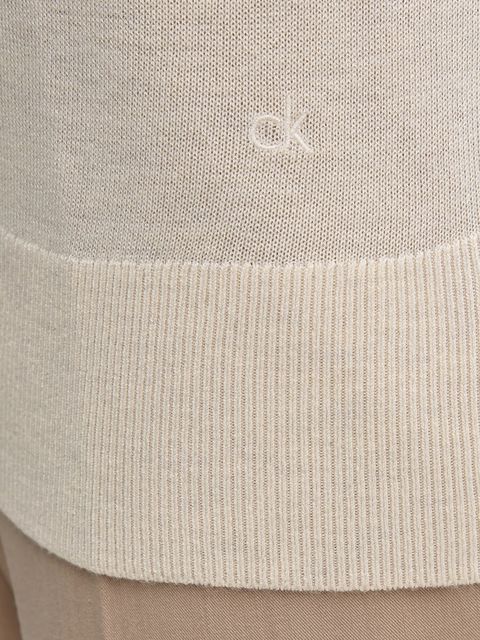 Calvin Klein sweter z domieszką jedwabiu