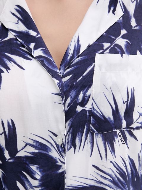 Dkny piżama damska kolor granatowy YI90052