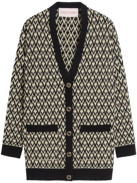 Valentino Garavani Toute La V cardigan - Black