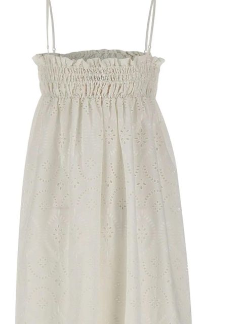 Faithfull the Brand Etta ruffled A-line dress - Neutrals
