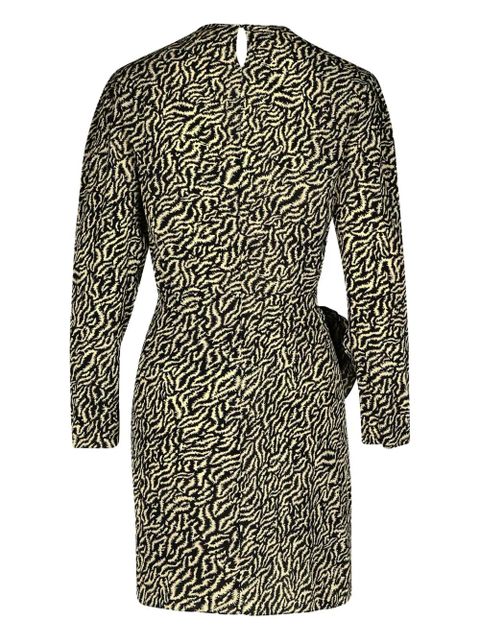 ISABEL MARANT Dulce patterned mini dress - Black