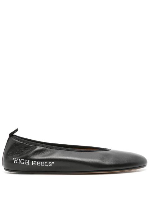 Off-White High Heel ballet flats - Black - zdjęcie produktu nr 1
