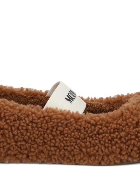Moon Boot logo-detail ballet flats - Brown - zdjęcie produktu nr 2