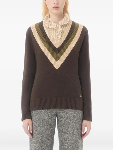 Valentino Garavani wool jumper - Brown