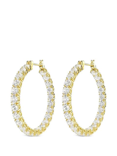 Swarovski Matrix hoop earrings - Gold - zdjęcie produktu nr 1