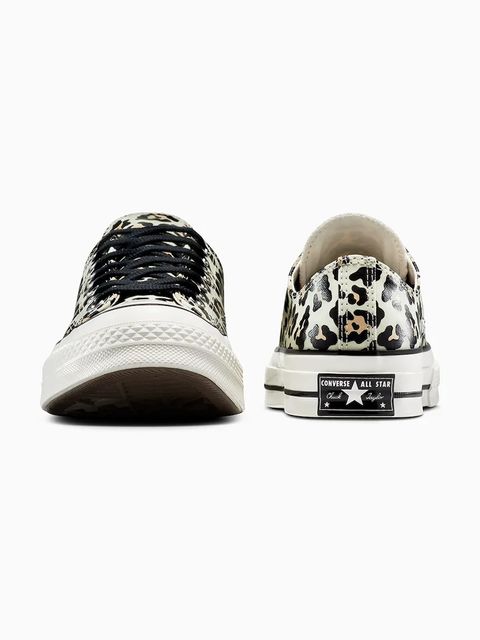 Converse tenisówki Chuck 70 Glow In The Dark Leopard kolor beżowy A15033C