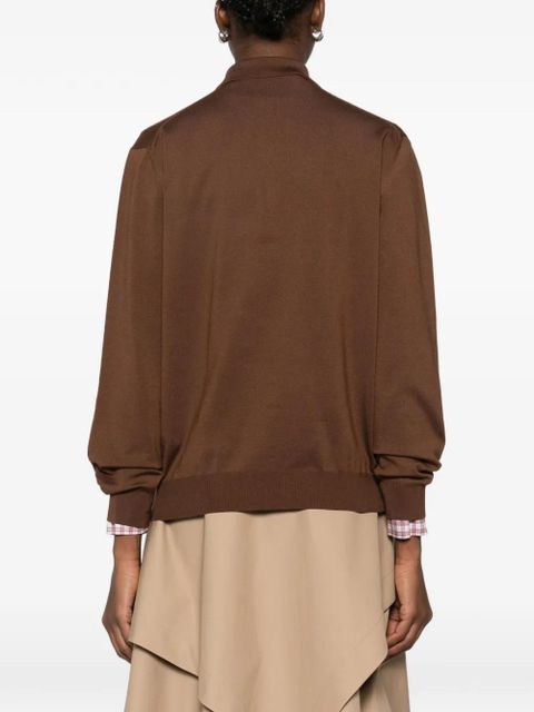 Prada knitted polo shirt - Brown