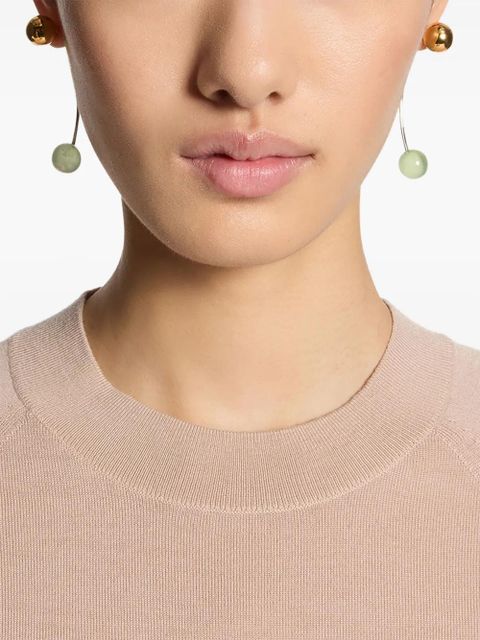 DRIES VAN NOTEN chain stud earrings - Silver