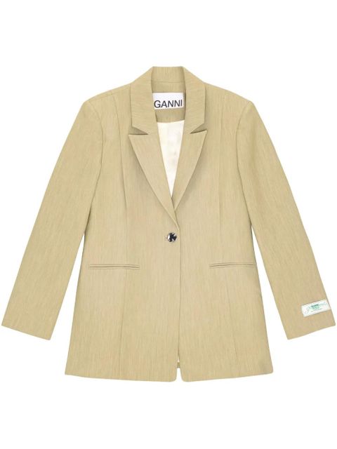 GANNI appliqué blazer - Neutrals - zdjęcie produktu nr 1