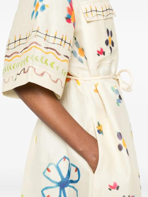 ALEMAIS Sidi shirt dress - Yellow