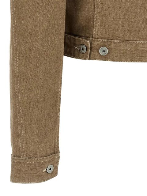 Jacquemus The Ovalo cargo cotton jacket - Neutrals