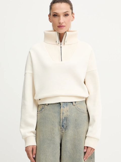 Iceberg bluza damska kolor beżowy gładka E021 6315 - zdjęcie produktu nr 1