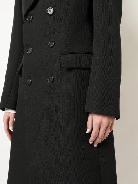WARDROBE.NYC x The Woolmark Company Release 05 double-breasted coat - Black