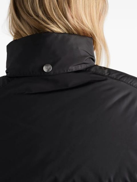 Prada ring-collar cropped down jacket - Black