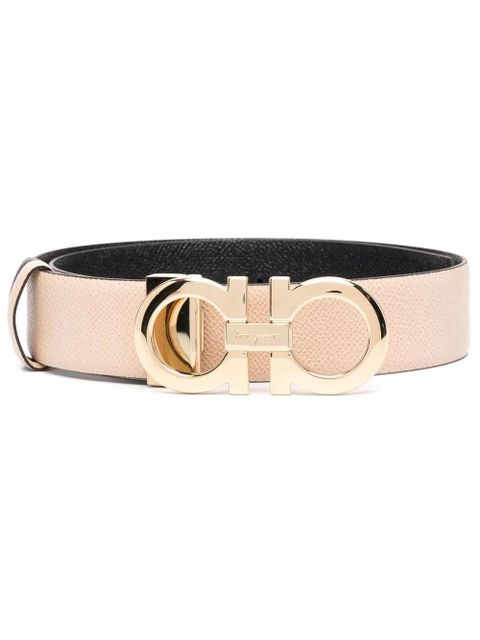 Ferragamo Reversible Gancini belt - Neutrals - zdjęcie produktu nr 1